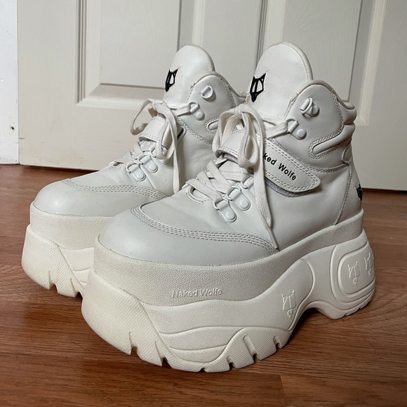 NakedWolfe Size 7 Platform Boots - Picture 4 of 7